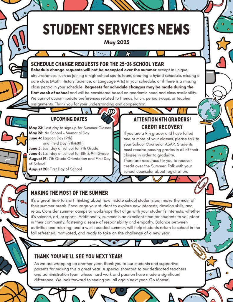 Student Services Newsletter - English
